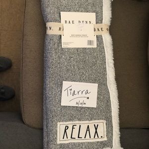 Rae Dunn Sherpa Throw